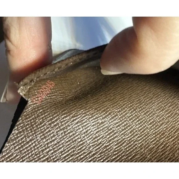 Vintage Louis Vuitton Damier Ebene Porte-Monnaie Viennois French Purse Wallet - Picture 13 of 16